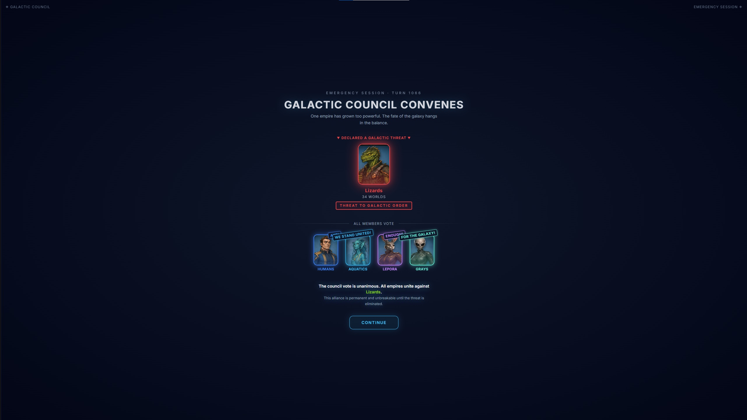 Answer the Galactic Council